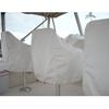 ihreesy Waterproof Boat Seat Cover,Captain Boat Bench Chair Cover Dustproof Boat Chair Cover 210D Oxford Cloth Weatherproof Chair Protective Cover for Outdoor Marine Canvas view 3