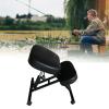 Xcello Adjustable Portable Folding Stool, Foldable Steel Chair for Outdoor Camping and Picnic view 2