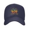 WETEYAFU Funny BBQ Smoker Dad Grilling Smoke Baseball Cap Navy view 2