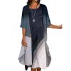 FRETRG 2 Pieces Mother of The Bride Dresses for Wedding with Jacket Knee Length Lace Applique Wedding Guest (Y5-Black, M), Medium view 2