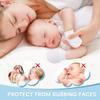 ZURLEFY 4 Pack Cotton Newborn Mittens with Hats Set for Boys, Baby Socks No Scratch Mittens and Beanie Cap for Toddler Infant Newborn Hospital Hat (56-01-4P) view 4