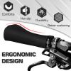 BUCKLOS Single Lock-on Bike Handlebar Grips - Mountain Bike MTB Ergonomic Anti-Slip Handle Grip - Bicycle Comfort Locking Handle Bar for BMX/Cruiser Bike/Scooter (7/8" Black) view 3