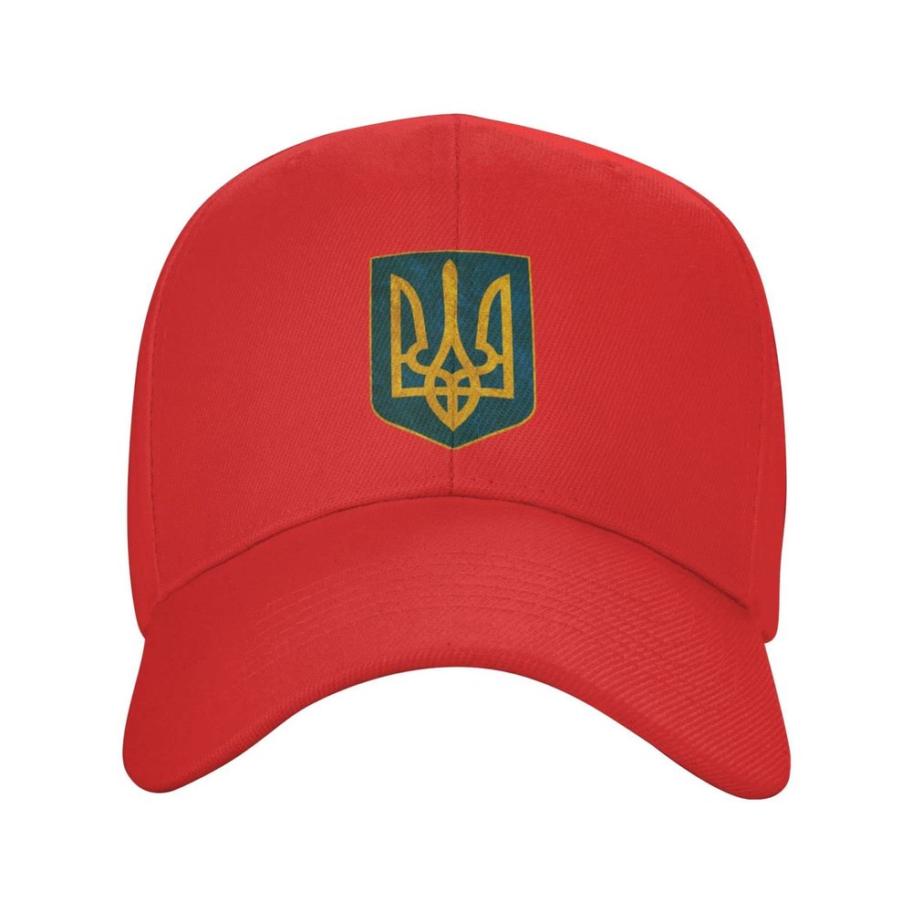 Ukraine Classic Men Women Baseball Cap Trucker Hat Adjustable Red