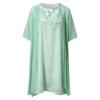 2 Pieces Mother of The Bride Dresses for Wedding with Jacket Knee Length Lace Applique Wedding Guest (Y2-Green, XXXL) view 3