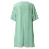 2 Pieces Mother of The Bride Dresses for Wedding with Jacket Knee Length Lace Applique Wedding Guest (Y2-Green, XXXL) view 4