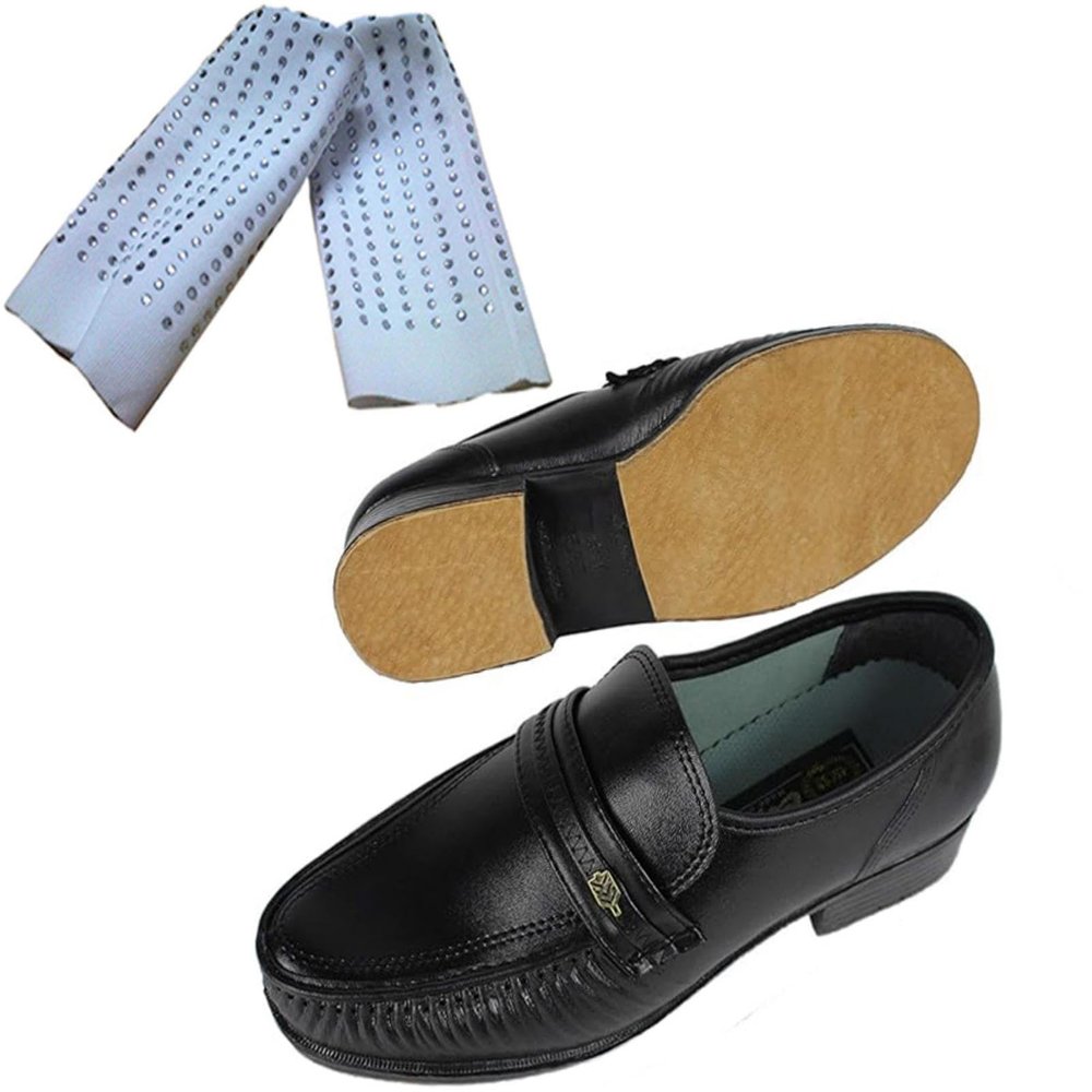 Shoes for Moon Step Dance Cosplay Moonwalk Dancing Shoes with Sock (Pro Dance Version, Adult, Men, 8, Numeric)