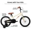 JOYSTAR 20 Inch Kids Bike for Age 7-10 Girls Boys Bikes 7 8 9 Years Old BMX Style Children Bicycles with Kickstand Birthday Gift Beige view 2