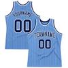 Custom Basketball Jersey for Men Women Kids, Personalized Stitched Printed Team Name Number Logo, Light Blue Navy White Sports Shirt view 1