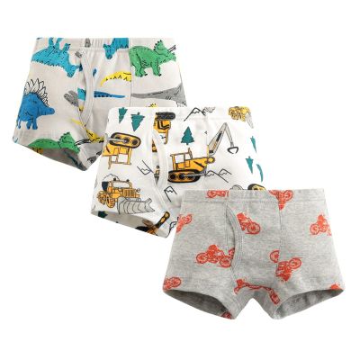 Boxer Boys' Briefs Toddler Baby Boys Underwear Cute Print Briefs Shorts Pants Cotton Underwear Trunks 3 (Red, 6-7 Years)