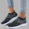 Ladmiple Women Shoes Sneakers Wide Walking Shoes for Women Slip On Lightweight Sock Sneakers Non Slip Comfortable Casual Fashion Running Tennis Athletic Gym Shoes view 2