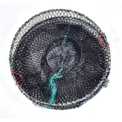 3 Sizes Fishing Bait Trap Casting Net,Folded Fishing Cast Net Shrimp Crayfish Crab Baits Cast Cage,Fishing Net,Portable Folded Fishing Accessories (Diameter 33cm)