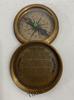 Antique Brass 3" Compass Nautical Pocket Backpacking Compass Happy Aniversary All of ME Loves All of You for Men Quality Travel view 3