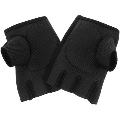 GANAZONO 2pcs Half Finger Weightlifting Gloves for Men Yoga Fitness Workout Half Gloves Comfortable Breathable Nonslip
