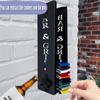 4" 4" 16" Can Cooler Holder with Bottle Opener, Beer Can Sleeves Storage Organizer and Dispenser for Home Family Bar, Metal (BAR) view 2