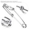 CDQL 15pcs Long line Snap Clips,Stainless Steel Tuna Clips,Longline Branch Hangers Snap,Fishing Accessory Easy On or Off view 3