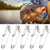 CDQL 15pcs Long line Snap Clips,Stainless Steel Tuna Clips,Longline Branch Hangers Snap,Fishing Accessory Easy On or Off view 4