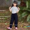 Toddler Rain Pants Kids' Waterproo Rain Pants Lightweight Reflective Rain Wear for Boys Girls Mud (Black, 2-3 Years) view 3