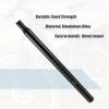 X AUTOHAUX 30.4x450mm Universal Bike Seat Post Aluminum Alloy Bicycle Seatpost Mountain Bike Saddle Pole Road Bike Seat Tube Mount Black view 4