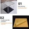 GOCHUSX Basketball Holder, Soccer Ball Stackable Display Shelf, Clear Acrylic Display Case, Plastic Cube Storage Box, Removable Dustproof Showcase (Color : Black, Size : 25x25x25cm) view 4