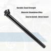 X AUTOHAUX 31.6x450mm Bike Seat Post Aluminum Alloy Bicycle Seatpost Mountain Bike Saddle Pole Road Bike Seat Tube Mount Black view 4