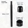 X AUTOHAUX 27.2x350mm Universal Bike Seat Post Aluminum Alloy Bicycle Seatpost Mountain Bike Saddle Pole Road Bike Seat Tube Mount Black view 3