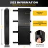 6FT Tall Basketball Pole Pad, 6x6 Square Adjustable Height Basketball Hoop Pole Pad Black view 2