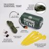 Emergency Tent, 2 Person Survival Shelter, Thermal Mylar, Waterproof, Outdoor Camping Gear and Equipment, Survival Kits, Compact Bivvy Tarp, Includes Paracord and Accessories. view 2