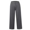 Baggy Wide Leg Patns Woman Trendy High Waisted Joggers with Pockets Lightweight Cozy Drawstring Sweat Pants Casual Hiking Pants Lounge Pants 2024 Summer Beach Pants Jogger Sweatpants Athletic Pants view 2