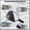 Baseline Pickleball Paddle Set Includes 2 Graphite Paddles + 4 Pickleballs + Sling Bag | Paddles Feature Graphite Face and Honeycomb Core | 4 Pickleball Balls | Dashing & Practical Sling-Bag view 2