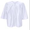 GradPlaza Shiny Choir Gown Kindergarten Preschool Graduation Gown Shiny White Size 33 view 1