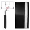 PHENEPUS Basketball Pole Pad 6FT Tall, Square Basketball Pole Padding Outdoor,Fixed Height 6x6 Basketball Hoop Poles Black view 1