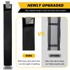 PHENEPUS Basketball Pole Pad 6FT Tall, Square Basketball Pole Padding Outdoor,Fixed Height 6x6 Basketball Hoop Poles Black view 3