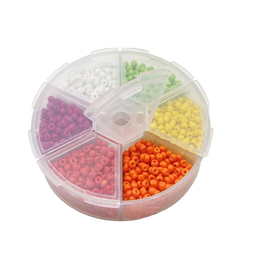 KTGCOZS Pack of 1900 Fly Tying Beads Head for Nymph Fishing Materials 3mm-3.5mm (B# 1900PCS)