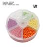 KTGCOZS Pack of 1900 Fly Tying Beads Head for Nymph Fishing Materials 3mm-3.5mm (B# 1900PCS) view 4