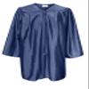 GradPlaza Shiny Choir Robe Kindergarten Preschool Graduation Gown Shiny Graduation Gown for Kids Navy Size 24 view 1