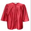 GradPlaza Shiny Choir Robe Kindergarten Preschool Graduation Gown Shiny Graduation Gown for Kids Red Size 27