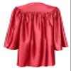 GradPlaza Shiny Choir Robe Kindergarten Preschool Graduation Gown Shiny Graduation Gown for Kids Red Size 27 view 2
