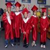 GradPlaza Shiny Choir Robe Kindergarten Preschool Graduation Gown Shiny Graduation Gown for Kids Red Size 27 view 4