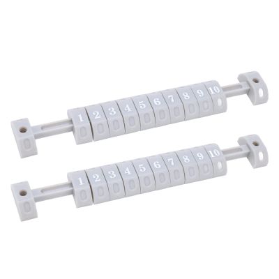 Gavigain Foosball Score Counter 2pcs Plastic 10 Numbers Scoring Units for Standard Tables Campaigns Scoring Units