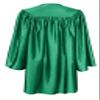 GradPlaza Shiny Choir Robe Kindergarten Preschool Graduation Gown Shiny Graduation Gown for Kids Emerald Green Size 24 view 2