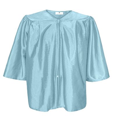 GradPlaza Kids Shiny Robe Graduation Gown Choir Baptism Ceremony