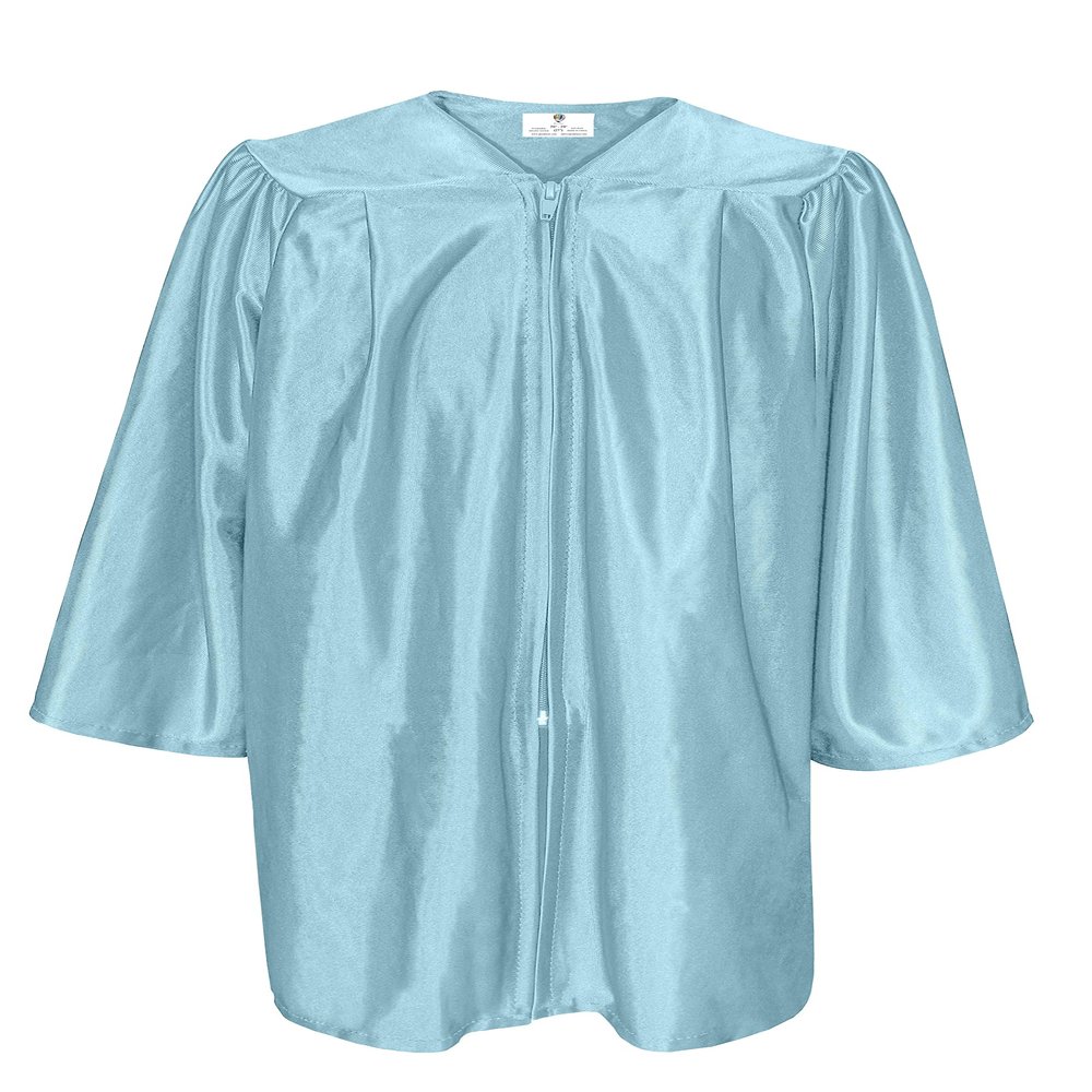 GradPlaza Kids Shiny Robe Graduation Gown Choir Baptism Ceremony
