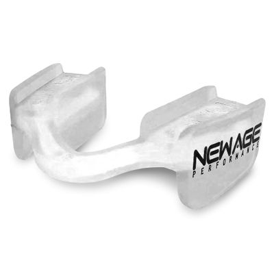 New Age Performance 6DS Low Profile Mouthpiece for High-Intensity Interval Training (HIIT) and Cross Fitness, Increase Strength & Endurance, Faster Recovery, Sleek Weightlifting Mouthpiece, (White)