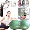 Durable Peanut Ball for Pregnancy Labor - Thick Antiburst Birth Ball - Green (Pump Included) view 1