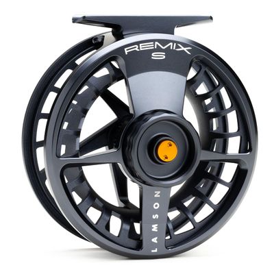 LAMSON | Remix S-Series Size -5+ Fly Fishing Reel | All-Water | Large Arbor, CNC Machined Frame + Pressure Cast Spool, Durable | Daybreak | 4wt 5wt 6wt Size
