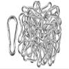 Branded Boards | 50 Pack and 100 Pack | Bulk Heavy Duty Carabiner Snap Clip Hooks |Black, Zinc and Stainless | Contractors, Gyms, Fitness Centers, Business, Industrial (7cm Stainless 50-Pack) view 1