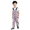 Boys Girls Waterproo Suspender Rain Pants Outdoor Toddler Rain  Kids Mud Proof Overall (Multicolor-4, 6-7 Years) view 3