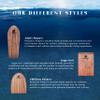 Kohol  66-inch Surfboard Clear Coated in Organic Hempseed Oil: Full-Bodied Adult Paepo'o with Signature Whale Tail - Versatile, Fast Skill Levels by Earth Fan view 4