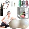 Peanut Ball Labor - Durable and Thick Birthing Ball for Pregnancy - Peanut Ball Pregnancy for Labor - Antiburst Birth Ball - Labor Ball - Peanut Exercise Ball - Pregnancy Ball - Ivory (Pump included) view 1