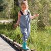 Waterproo Puddle-Dry Rain Pants for Toddlers Rain s Kids Overalls Mud Pants Dirty Proof (Grey, 10-11 Years) view 4